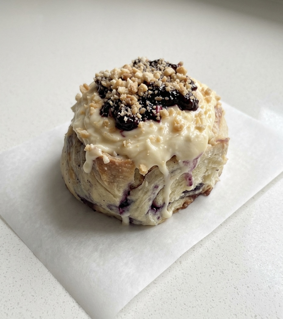 Blueberry Cheesecake Roll